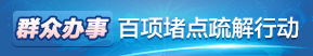 群众办事百项堵点疏解行动